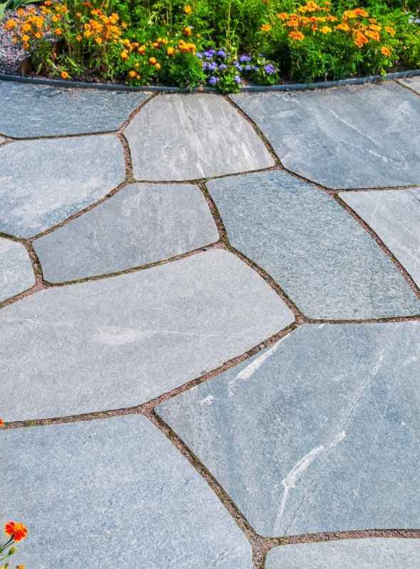 What are the benefits of Indian stone driveways?
