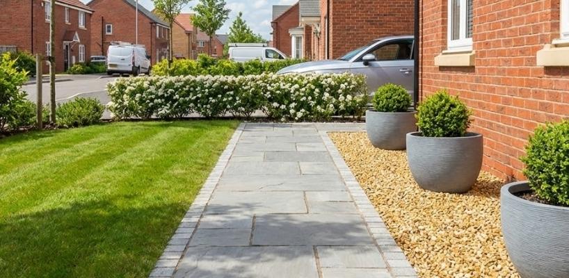 Environmental Impact of Indian Sandstone Pathways