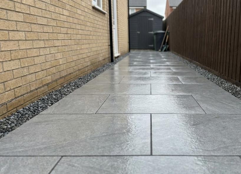 How we install porcelain pathways to professional standards that ensure decades of performance