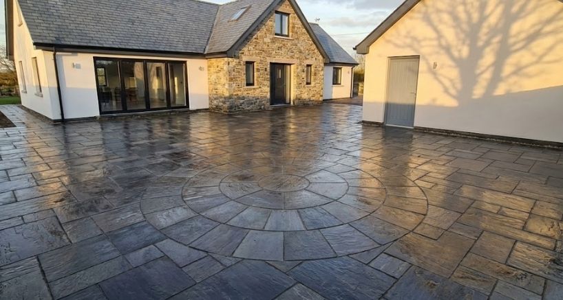 Indian Sandstone Suits Both Residential Homes and Commercial Properties in Meltham