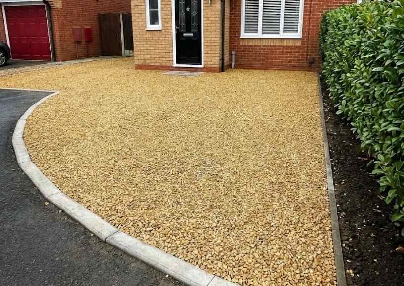 Our complete gravel driveway installation process from free survey to final finish