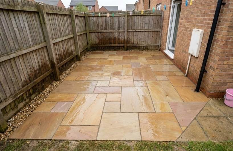 Get Your Free Quote for Indian Sandstone Patio Installation in Throckley from Terraform Driveways Today