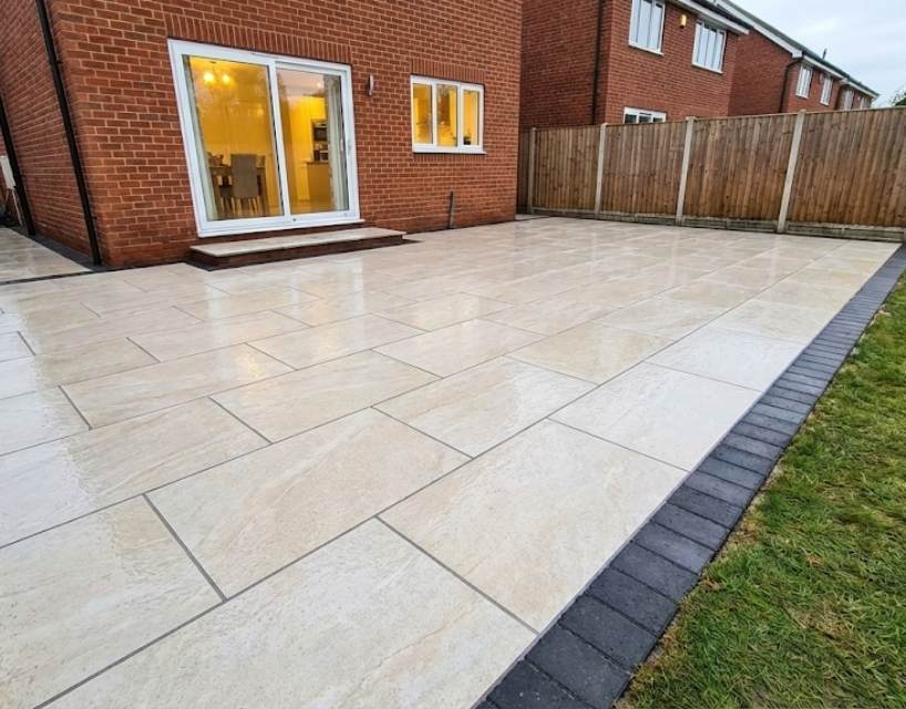 How Our Skilled Installers Handle Porcelain Patio Projects From Start to Finish