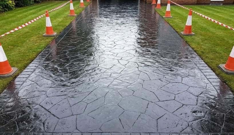 Concrete Imprint Path Installers Houghton-Le-Spring