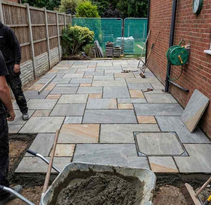 Indian Sandstone Path Installers Wallsend