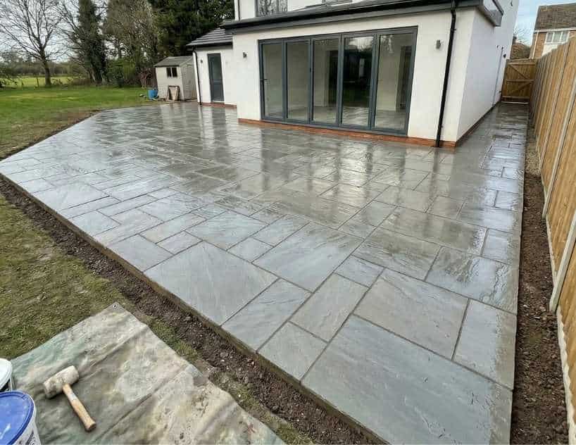 Indian Sandstone Patio Installers in Hetton-le-Hole