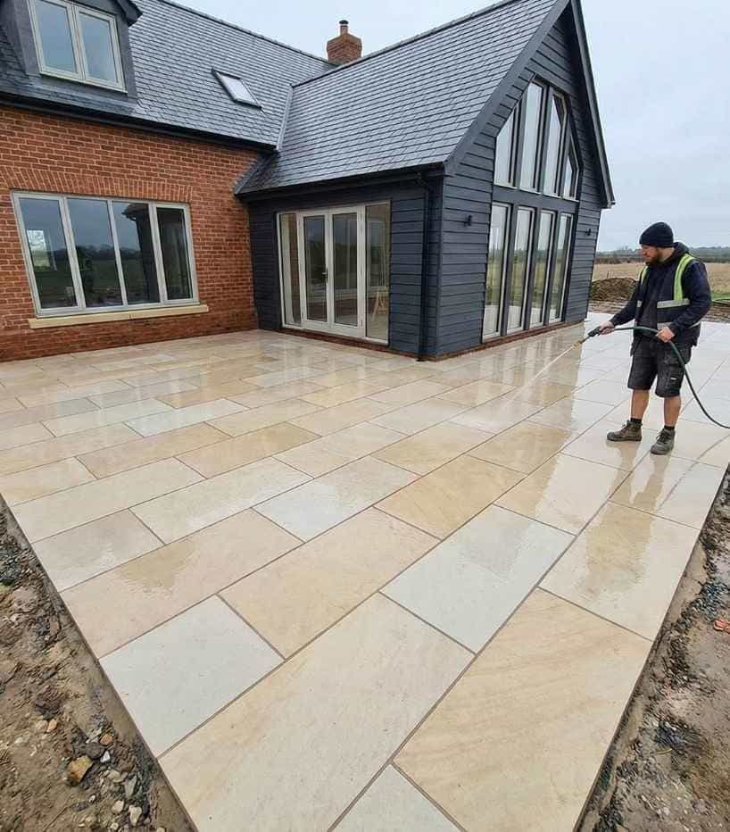 Limestone Patio Installers in North East